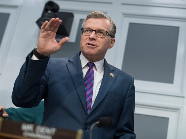 UNITED STATES - MARCH 15: Chairman Charlie Dent, R-Pa., conducts  a House Appropriations Military Construction, Veterans Affairs and Related Agencies subcommittee hearing in Rayburn Building on the Veterans Affairs Department's FY2019 budget featuring testimony by Secretary David Shulkin on March 15, 2018. (Photo By Tom Williams/CQ Roll Call)