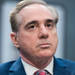 UNITED STATES - MARCH 15: David Shulkin, Secretary of Veterans Affairs, prepares for a House Appropriations Military Construction, Veterans Affairs and Related Agencies subcommittee hearing in Rayburn Building on the department's FY2019 budget on March 15, 2018. (Photo By Tom Williams/CQ Roll Call)