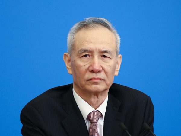 at The Great Hall of People on March 20, 2018 in Beijing, China.