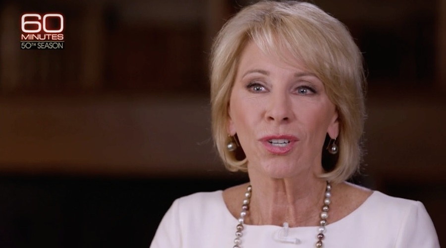 Betsy DeVos Struggles To Answer Simple Questions In ’60 Minutes ...