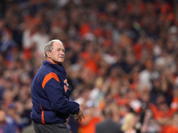 in game five of the 2017 World Series at Minute Maid Park on October 29, 2017 in Houston, Texas.