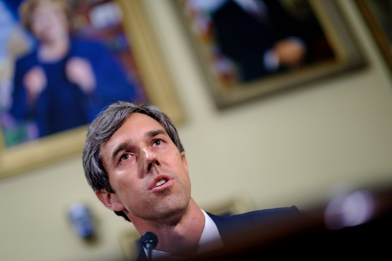 WASHINGTON, DC - July 12:  Rep. Beto O'Rourke (D-TX) offers an amendment to the National Defense Authorization Act for approval so it can be debated on the floor of the House on July 12, 2017 in Washington, DC. (Photo by Pete Marovich/Getty Images)