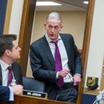 UNITED STATES - DECEMBER 13: From left, Reps. Mike Johnson, R-La., Matt Gaetz, R-Fla., Trey Gowdy, R-S.C., and Jim Jordan, R-Ohio, attend a House Judiciary Committee hearing in Rayburn Building on the Justice Department's investigation of Russia's interference in the 2016 election featuring testimony by Deputy Attorney General Rod Rosenstein on December 13, 2017. (Photo By Tom Williams/CQ Roll Call)