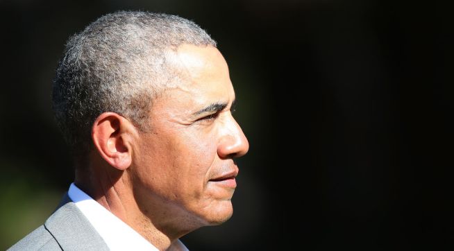 Barack Obama attends a powhiri at Government House on March 22, 2018 in Auckland, New Zealand. It is the former US president's first visit to New Zealand, where he will be giving a a series of talks. Obama will also meet New Zealand prime minister Jacinda Ardern and former PM John Key during his visit.