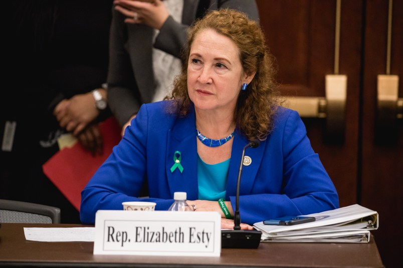 Rep. Elizabeth Esty (CT 5th District), speaks at a forum to examine evidence-based violence prevention and school safety measures. The forum was held on Capitol Hill in Washington, D.C., on Tuesday, March 20, 2018. (Photo by Cheriss May) (Photo by Cheriss May/NurPhoto)