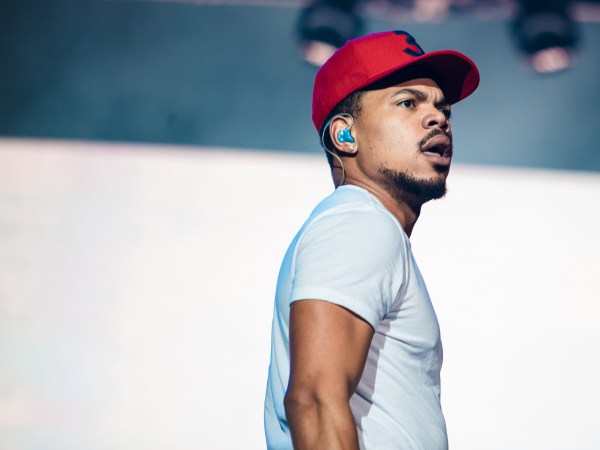 SAO PAULO, BRAZIL - MARCH 23: Chance the Rapper performs live on stage during the first day of Lollapalooza Brazil at Interlagos Racetrack on March 23, 2018 in Sao Paulo, Brazil. (Photo by Mauricio Santana/Getty Images) *** Local Caption *** Chance the Rapper