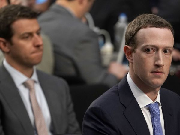 WASHINGTON, DC - APRIL 10:  Facebook co-founder, Chairman and CEO Mark Zuckerberg testifies before a combined Senate Judiciary and Commerce committee hearing in the Hart Senate Office Building on Capitol Hill April 10, 2018 in Washington, DC. Zuckerberg, 33, was called to testify after it was reported that 87 million Facebook users had their personal information harvested by Cambridge Analytica, a British political consulting firm linked to the Trump campaign.  (Photo by Alex Wong/Getty Images)