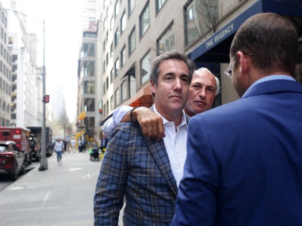 NEW YORK, NY - APRIL 13: Michael Cohen, President Donald Trump's attorney, walks to the Loews Regency hotel on Park Ave on April 13, 2018 in New York City. Following FBI raids on his home, office and hotel room, the Department of Justice announced that they are placing him under criminal investigation. (Photo by Yana Paskova/Getty Images)