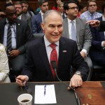 Environmental Protection Agency Administrator Scott Pruitt testifies before the House Energy and Commerce Committee's Environment Subcommittee in the Rayburn House Office Building on Capitol Hill April 26, 2018 in Washington, DC. The focus of nearly a dozen federal inquiries into his travel expenses, security practices and other issues, Pruitt testified about his agency's FY2019 budget proposal.