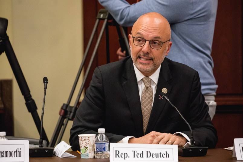Rep. Ted Deutch (D-FL 21st District), speaks at a forum to examine evidence-based violence prevention and school safety measures. The forum was held on Capitol Hill in Washington, D.C., on Tuesday, March 20, 2018. (Photo by Cheriss May) (Photo by Cheriss May/NurPhoto)