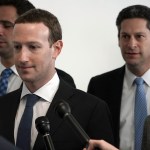 WASHINGTON, DC - APRIL 09:  Facebook CEO Mark Zuckerberg (2nd L) arrives at a meeting with U.S. Sen. Bill Nelson (D-FL), ranking member of the Senate Committee on Commerce, Science, and Transportation, April 9, 2018 on Capitol Hill in Washington, DC. Zuckerberg is scheduled to testify before a few Congressional committees this week on the mass usersÕ data Facebook has shared with political operatives.  (Photo by Alex Wong/Getty Images)