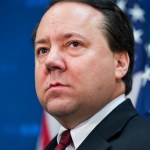 UNITED STATES - JUNE 10: Rep. Pat Tiberi, R-Ohio, attends a news conference after a meeting of the House Republican Caucus in the Capitol, June 10, 2014. (Photo By Tom Williams/CQ Roll Call)