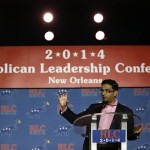 NEW ORLEANS, LA - MAY 30:  speaks during the final day of the 2014 Republican Leadership Conference on May 31, 2014 in New Orleans, Louisiana.  Some of the biggest names in the Republican Party made appearances at the 2014 Republican Leadership Conference, which hosts 1,500 delegates from across the country through May 31.  (Photo by Justin Sullivan/Getty Images)