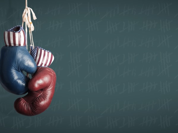 Election Day 2014 - Democrats and Republicans in the campaign