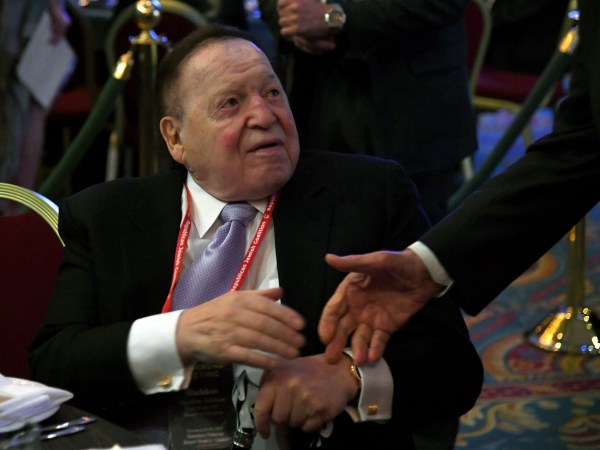 U.S. Vice President Mike Pence speaks during the Republican Jewish Coalition's annual leadership meeting at The Venetian Las Vegas on February 24, 2017 in Las Vegas, Nevada. Pence's speech to the group of Republican Jewish leaders and donors follows his trip last week to Germany where he visited the former Dachau concentration camp and a surprise stop on Wednesday at a Jewish cemetery in Missouri that had been vandalized.