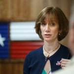 HOUSTON, TX -- MAY 22, 2017: Laura Moser picking up her campaign materials at a print shop in Houston, Monday May 22, 2017.  Moser is returning to Houston from Washington where her husband worked for the Obama Whitehouse, and is starting her effort to run for the 7th Congressional District in Texas currently occupied by Republican John Culberson. (Photo by Michael Stravato/For the Washington Post)