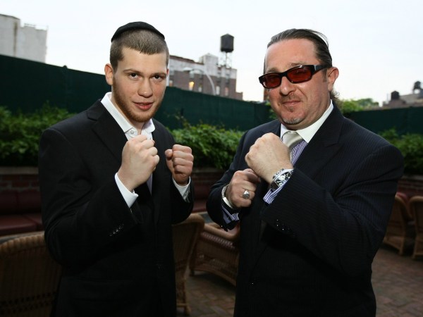 NEW YORK - JUNE 3:  Undefeated junior welterweight boxer Dmitry Salita (L) and honoree businessman Evgeny A. Freidman attend the UJA-Federation of New York's Russian Leadership Division's Charity Ball at The Bowery Hotel June 3, 2009 in New York City.  (Photo by Neilson Barnard/Getty Images)