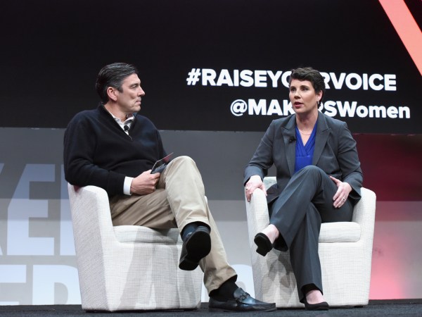 speaks onstage during The 2018 MAKERS Conference at NeueHouse Hollywood on February 6, 2018 in Los Angeles, California.