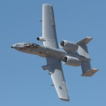 A U.S. Air Force A-10 ground attack jet flies during a public display at Luke Air Force Base near Phoenix, Arizona on Saturday, March 17, 2018. (Photo by Yichuan Cao/NurPhoto)