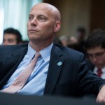 UNITED STATES - APRIL 23: Marc Short, White House legislative affairs director, attends a Senate Foreign Relations committee markup in Dirksen Building on the nomination of Mike Pompeo to be secretary of state on April 23, 2018.  (Photo By Tom Williams/CQ Roll Call)