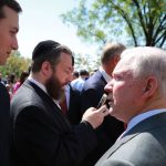 U.S. President Donald Trump signs an executive order during an event in the Rose Garden to mark the National Day of Prayer at the White House May 3, 2018 in Washington, DC. The White House invited leaders from varios faiths and religions to participate in the day of prayer, which was designated in 1952 by the United States Congress to ask people "to turn to God in prayer and meditation."