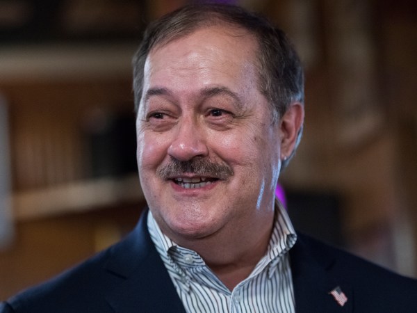 UNITED STATES - MAY 3: Don Blankenship, who is running for the Republican nomination for Senate in West Virginia, conducts a town hall meeting at Macado's restaurant in Bluefield, W.Va., on May 3, 2018. (Photo By Tom Williams/CQ Roll Call)