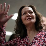 WASHINGTON, DC - MAY 07:  CIA nominee Gina Haspel waves as he arrives at a meeting with U.S. Sen. Joe Manchin (D-WV) May 7, 2018 on Capitol Hill in Washington, DC. Haspel will attend her confirmation hearing before Senate Intelligence Committee on Wednesday.  (Photo by Alex Wong/Getty Images)
