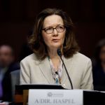WASHINGTON, May 9, 2018 -- Gina Haspel, nominee for Director of Central Intelligence Agency, testifies at her confirmation hearing before the Senate Intelligence Committee on Capitol Hill in Washington D.C., the United States, on May 9, 2018. (Xinhua/Ting Shen)