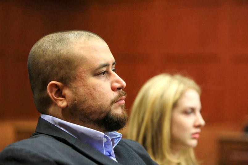 George Zimmerman waits to address the court before the sentencing of Matthew Apperson at the Seminole County Criminal Justice Center on Monday morning, Oct. 17, 2016 in Sanford, Fla. (Jacob Langston/Orlando Sentinel/TNS)