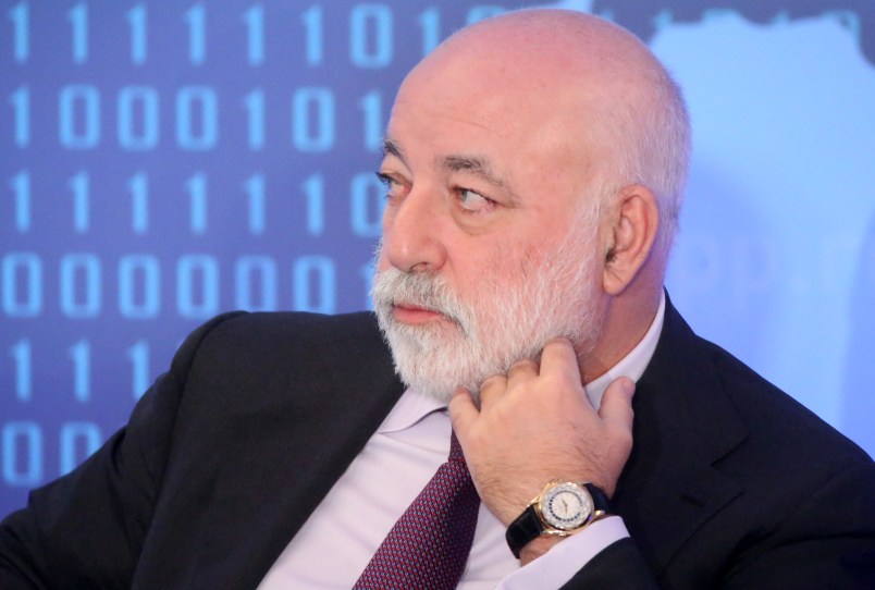 MOSCOW, RUSSIA - FEBRUARY, 9 (RUSSIA OUT) Russian businessman and billionaire Viktor Vekselberg attends the congress of Russian Union of Industrialists and Entrepreneurs (RSPP) at Ritz Calton Hotel in Moscow, Russia,  February,9, 2018. Vladimir Putin who is expected to be re-elected during the Presidential Elections 2018 planned on March,18. ( Photo by Mikhail Svetlov/Getty Images)