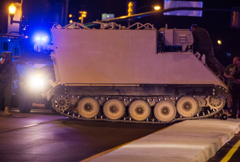 A National Guard military vehicle was stolen from Fort Pickett , Nottoway County, Tuesday, June 5. The vehicle and the driver, an adult male, was stopped by Virginian State Police and taken into custody after stopping on Board St. one block from city hal in Richmond, VA. There were no weapons on the military vehicle and no injuries.(GRACE HOLLARS/TIMES-DISPATCH
