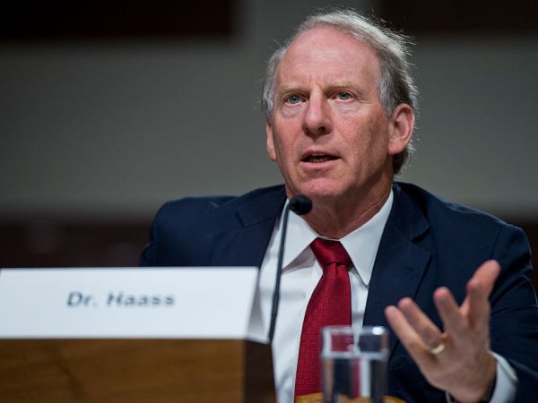 UNITED STATES - AUGUST 4: Richard Haass, president of the Council on Foreign Relations, testifies during a Senate Armed Services Committee hearing in Dirksen Building on the "Joint Comprehensive Plan of Action (JCPOA) and the military balance in the Middle East," August 4, 2015. (Photo By Tom Williams/CQ Roll Call)
