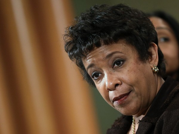 WASHINGTON, DC - DECEMBER 07:  U.S. Attorney General Loretta Lynch answers questions during a press conference at the Department of Justice December 7, 2015 in Washington, DC. Lynch announced a Justice Department investigation into the practices of the Chicago Police Department during the press conference.  (Photo by Win McNamee/Getty Images)