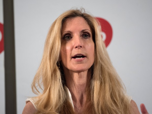 Ann Coulter speaks during Politicon at the Pasadena Convention Center in Pasadena, California on July 29, 2017. Politicon is a bipartisan convention that mixes politics, comedy and entertainment. (Photo by: Ronen Tivony) (Photo by Ronen Tivony/NurPhoto)