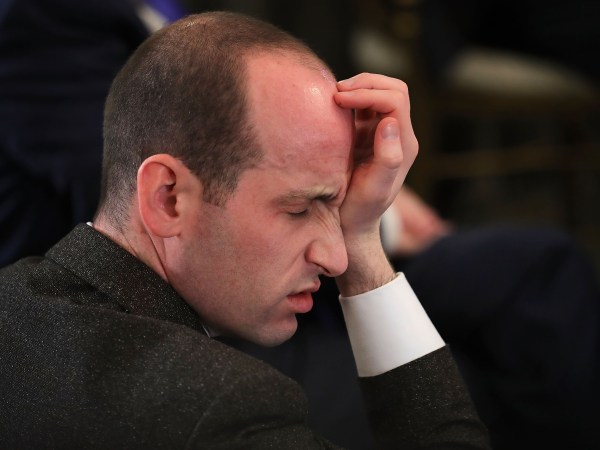 U.S. President Donald Trump hosts a business session with state governors in the State Dining Room at the White House February 26, 2018 in Washington, DC. The National Governors Association is holding its annual winter meeting this week in Washington.