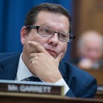 UNITED STATES - MAY 17: Rep. Tom Garrett, R-Va., attends a House Foreign Affairs Committee markup in Rayburn Building on May 17, 2018. (Photo By Tom Williams/CQ Roll Call)