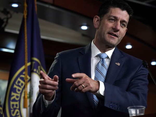 WASHINGTON, DC - JUNE 07:  U.S. Speaker of the House Rep. Paul Ryan (R-WI) speaks during a weekly news conference June 7, 2018 on Capitol Hill in Washington, DC. House Republicans held a closed conference meeting earlier to discuss immigration.   (Photo by Alex Wong/Getty Images)