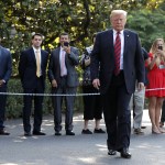 U.S. President Donald Trump departs the White House June 8, 2018 in Washington, DC. Trump is traveling to Canada to attend the G7 summit before heading to Singapore on Saturday for a planned U.S.-North Korea summit.
