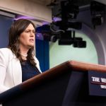 White House Press Secretary Sarah Huckabee Sanders, speaks during a press briefing in the James S. Brady Press Briefing Room of the White House, in Washington, D.C., on Thursday, June 7, 2018.  (Photo by Cheriss May/NurPhoto)
