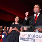BALTIMORE, MD - JUNE 26:Ben Jealous wins the Democratic primary for Maryland Governor and addresses the crowd gathered at the Reginald F. Lewis Museum of Maryland African-American History & Culture June 26, 2018 in Baltimore, MD. Jealous is the former National President and CEO of the NAACP. (Photo by Katherine Frey/The Washington Post)
