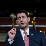 UNITED STATES - MAY 10: Speaker Paul Ryan, R-Wis., conducts his weekly a news conference in the Capitol Visitor Center on May 10, 2018. (Photo By Tom Williams/CQ Roll Call)