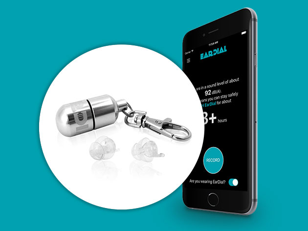 Push your way to the front row at a concert without damaging your hearing with The EarDial Invisible Ear Plugs.