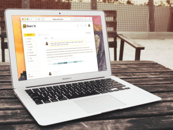Sorc’d keeps valuable information you’ve collected online into an organized cloud vault.