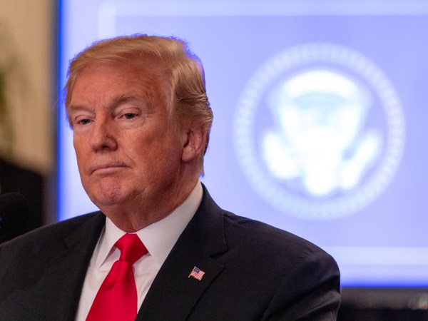 U.S. President Donald Trump speaks at an event where he signed an executive order establishing a National Council for the American Worker. President Trump hosted leaders of the private sector to sign a “Pledge to America’s Workers” to create solutions to issues affecting the American labor force, and to create more than 500,000 opportunities for students and workers over the next 5 years. The event took place in the East Room of the White House in Washington, D.C. on Thursday, July 19, 2018  (Photo by Cheriss May/NurPhoto)