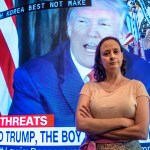 Saying it was a sign of respect for her country and not disrespect, Haddam, Conn., Selectwoman Melissa Schlag took a knee during the pledge of allegiance before Haddam's July 19, 2018, board meeting. Schlag said she was moved to protest after Trump's meeting with Vladimir Putin and the country's caging of migrant children. (Mark Mirko/Hartford Courant/TNS)
