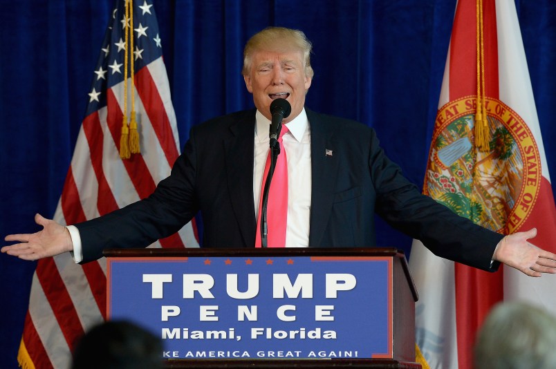at Trump National Doral on July 27, 2016 in Doral, Florida.