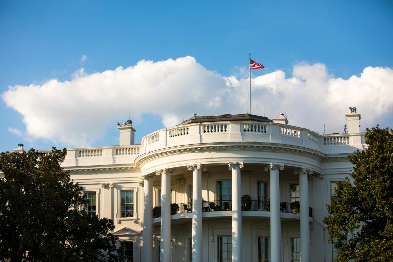 WASHINGTON, DC - OCTOBER 03: The south facade of the White House,  including the Truman Balcony,   October 3, 2016 in Washington, DC.   (Photo by Brooks Kraft/ Getty Images)