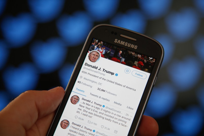 The Twitter timeline of US president Donald Trump is seen on 29 June, 2017, in Bydgoszcz,Poland  after he insulted TV show host Mika Brzezinski on the platform claiming he was bullied by Mrs. Brzezinski and her co-hosts on their show Morning Joe on MSNBC. (Photo by Jaap Arriens/NurPhoto)