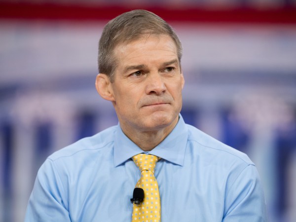 OXON HILL, MD, UNITED STATES - 2018/02/23: Representative Jim Jordan (R), Representative for Ohio's 4th congressional district, at the Conservative Political Action Conference (CPAC) sponsored by the American Conservative Union held at the Gaylord National Resort & Convention Center in Oxon Hill. (Photo by Michael Brochstein/SOPA Images/LightRocket via Getty Images)
