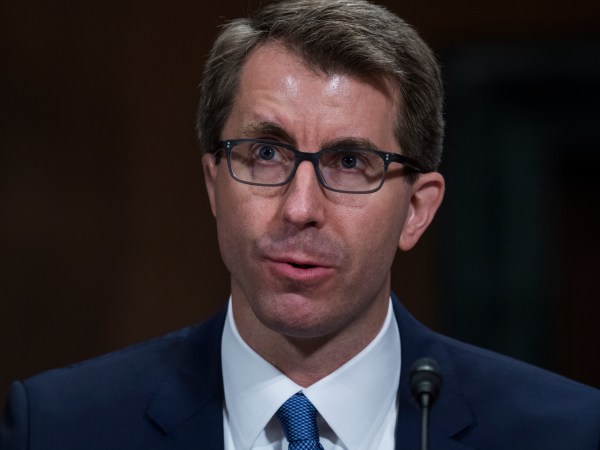 UNITED STATES - MAY 9: Ryan Wesley Bounds, nominee for United States Circuit Judge for the Ninth Circuit, testifies during his Senate Judiciary Committee confirmation hearing in Dirksen Building on May 9, 2018. (Photo By Tom Williams/CQ Roll Call)